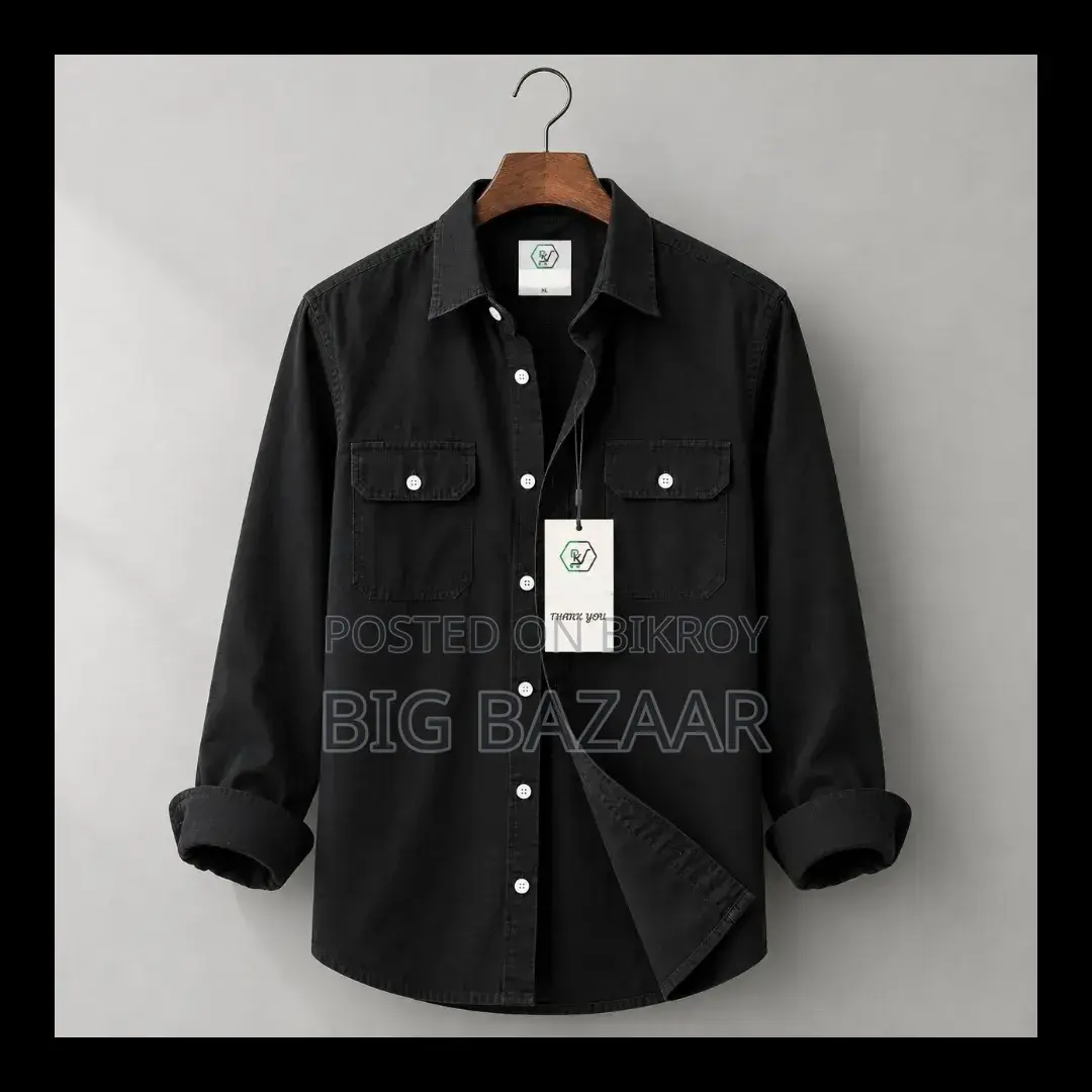 Double Pocket Oxford Shirt Cotton Fabric