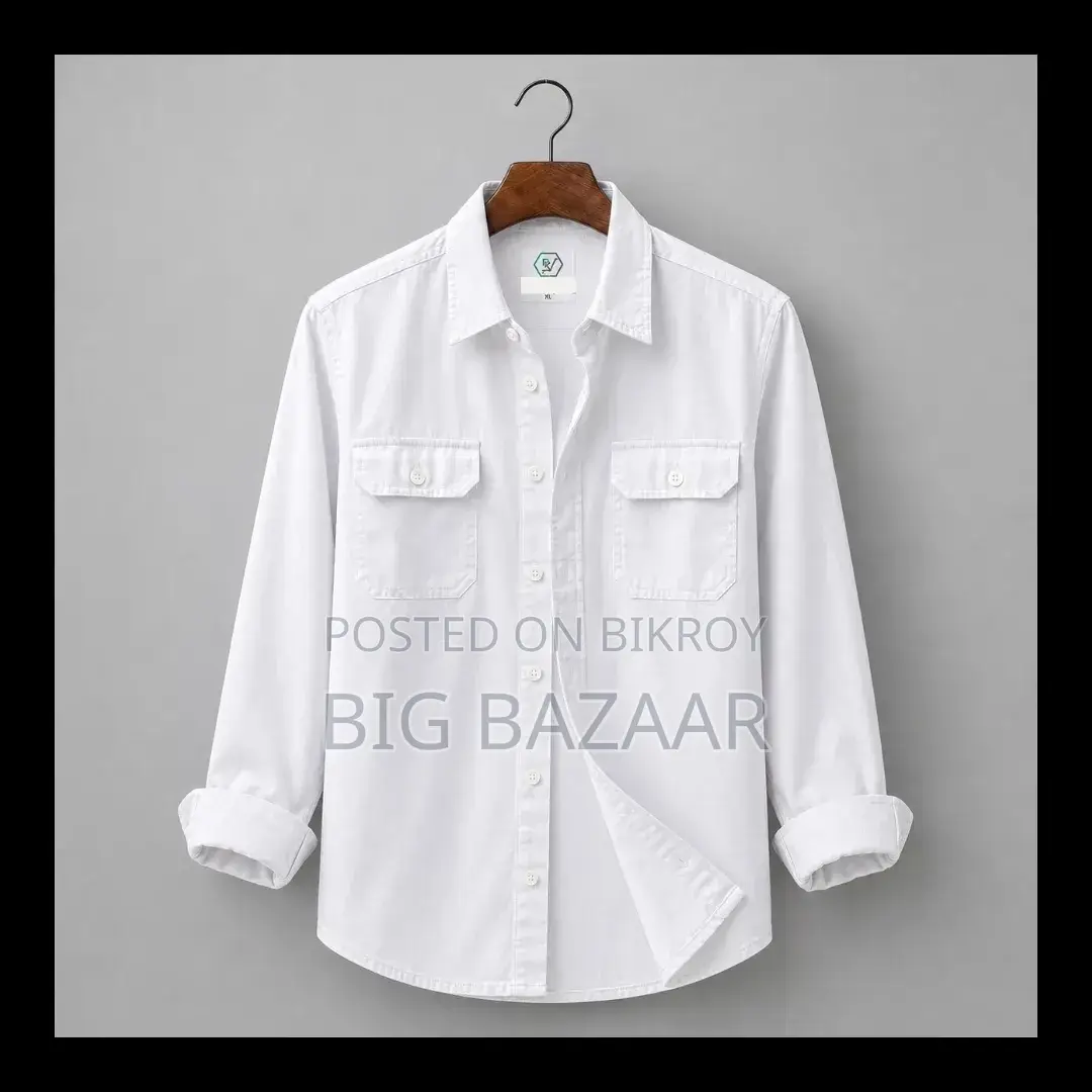 Double Pocket Oxford Shirt Cotton Fabric