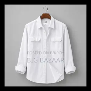 Double Pocket Oxford Shirt Cotton Fabric