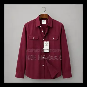 Double Pocket Oxford Shirt Cotton Fabric