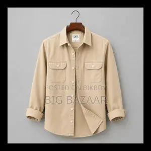 Double Pocket Oxford Shirt Cotton Fabric