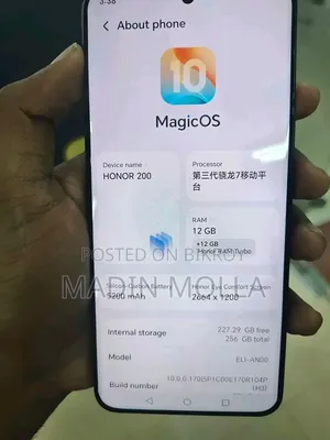 Honor 200 256 GB Black