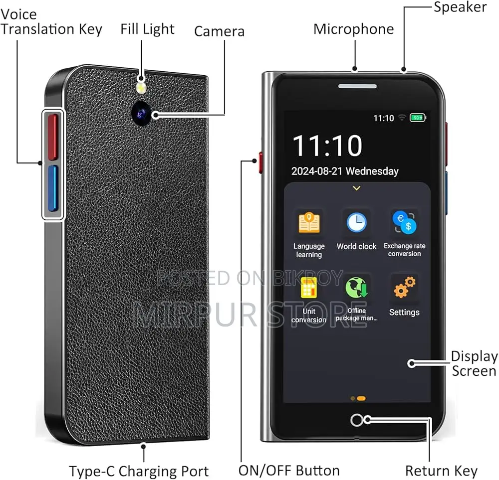 Remax AI Smart Screen Translator Real Time 150 Language