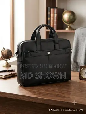 Premium Executive Genuine Leather Laptop Bag (Imported From China)