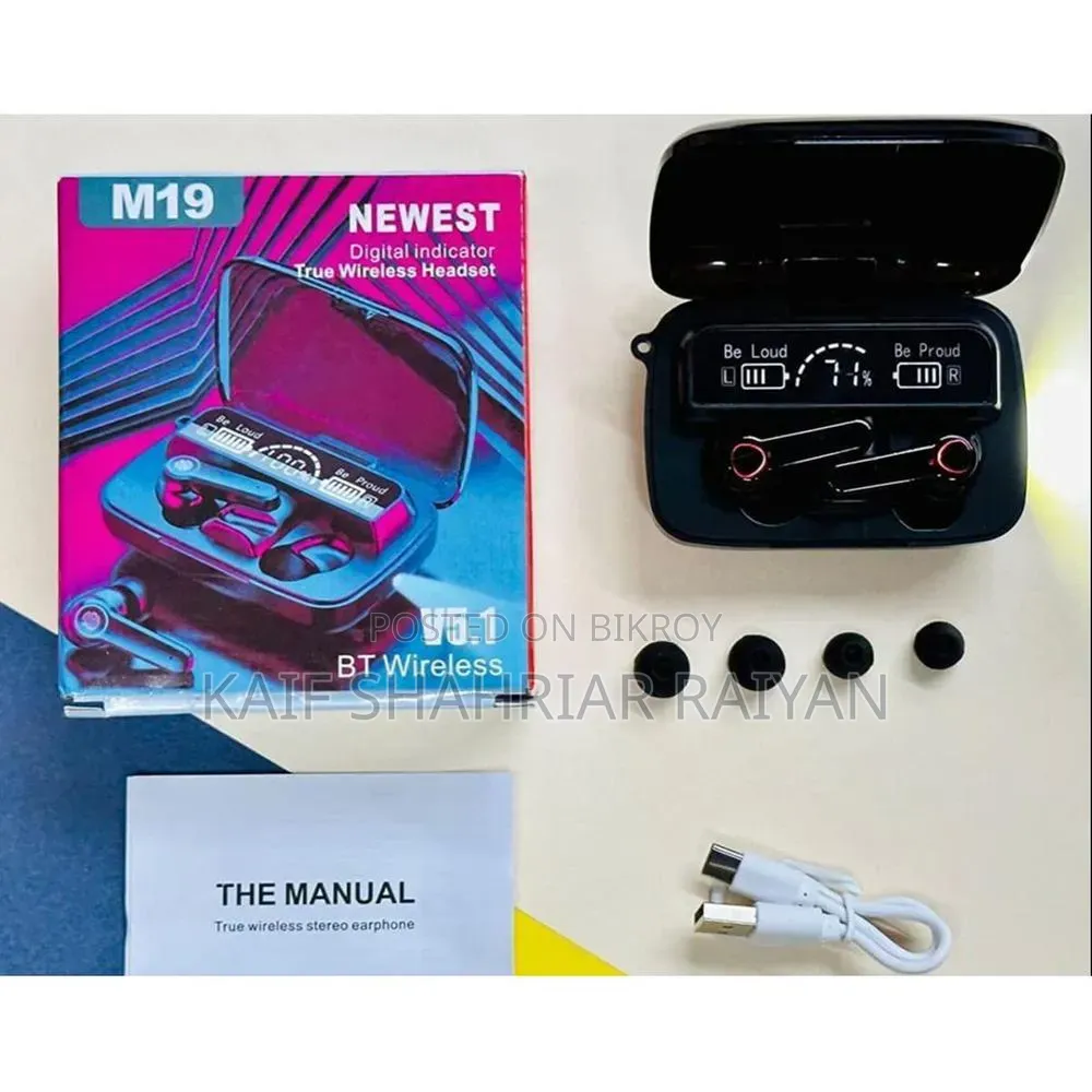 Wireless M19 Earbuds