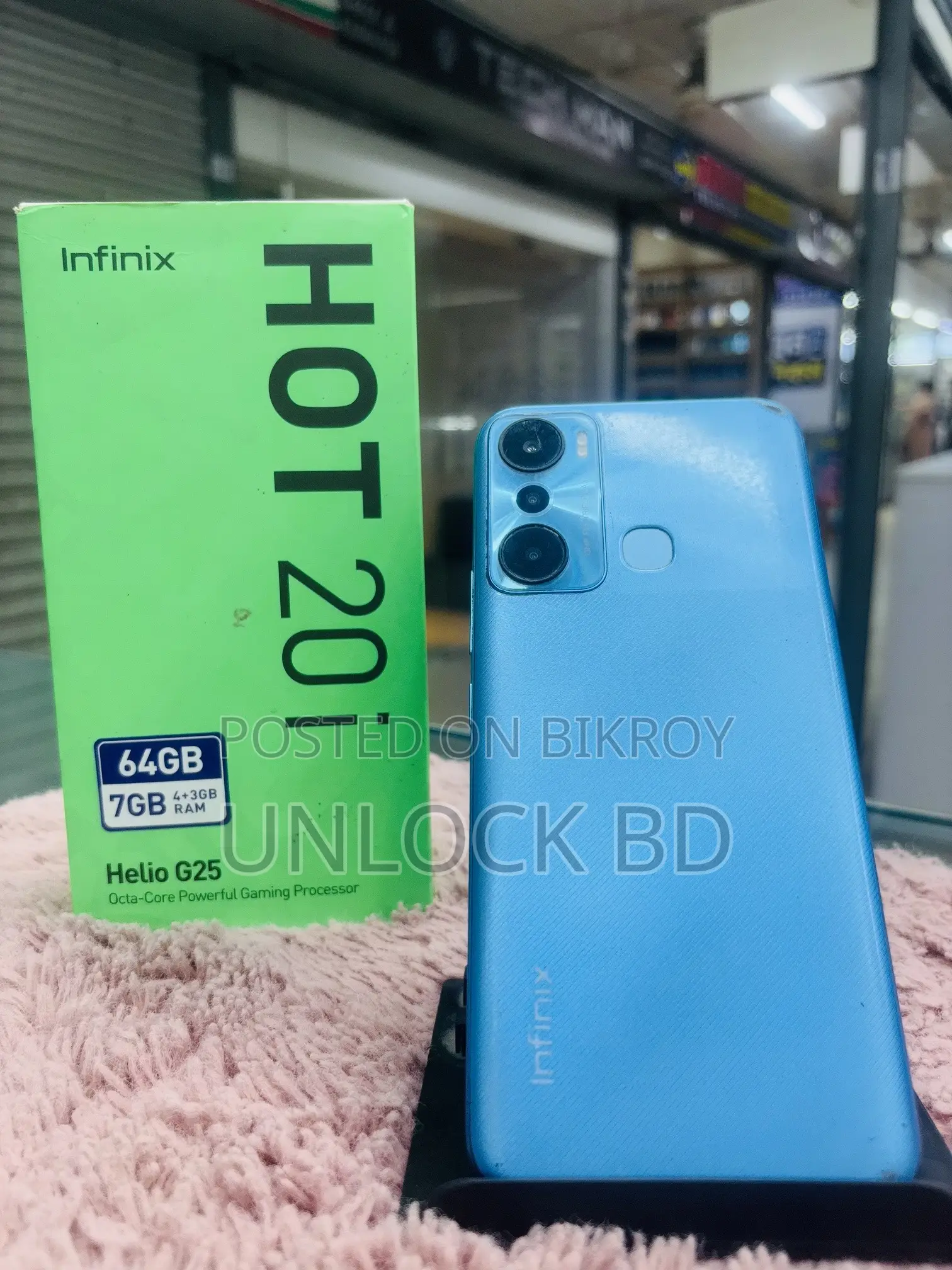 Infinix Hot 20i 64 GB Blue