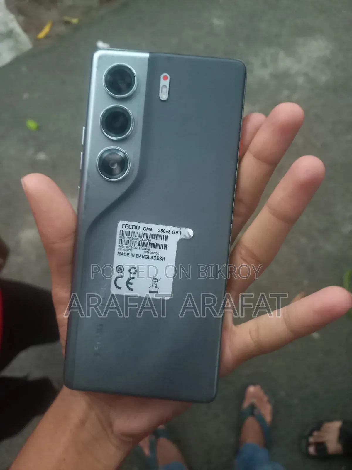 Tecno Camon 40 Pro 4G 256 GB Black