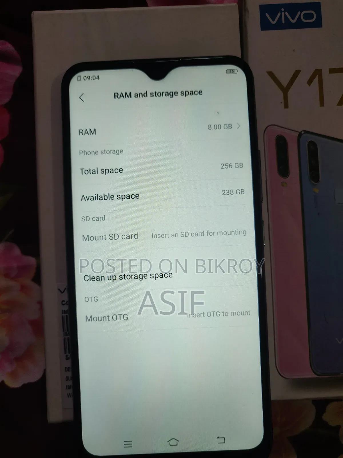 Vivo Y17 256 GB