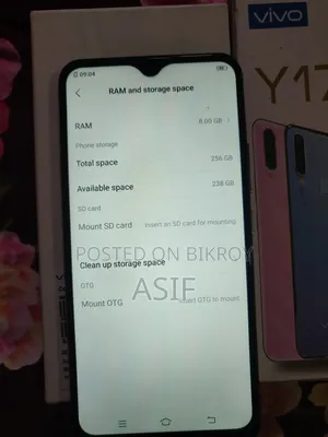 Vivo Y17 256 GB