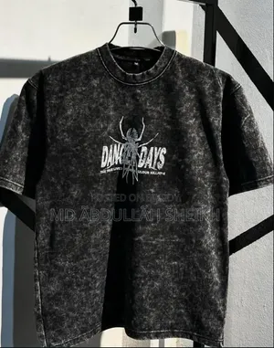 Premium Acid Wash Drop Shoulder T-Shirt