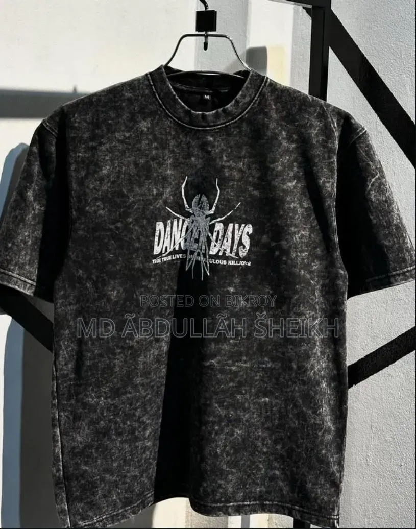 Premium Acid Wash Drop Shoulder T-Shirt