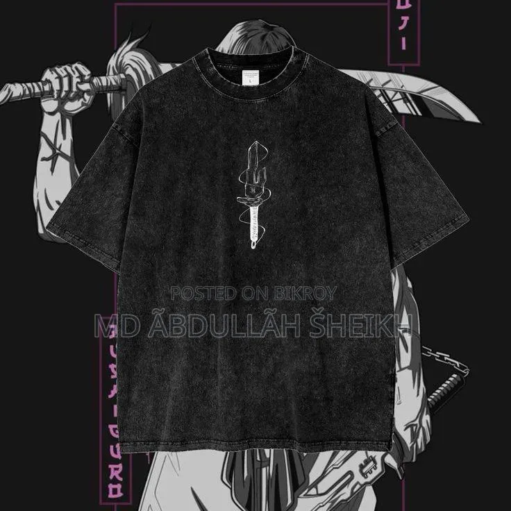 Premium Acid Wash Drop Shoulder T-Shirt