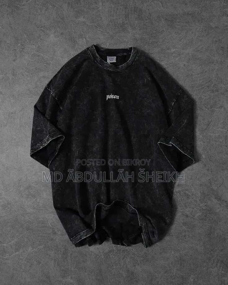 Premium Acid Wash Drop Shoulder T-Shirt