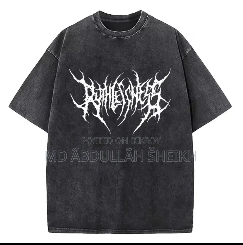 Premium Acid Wash Drop Shoulder T-Shirt