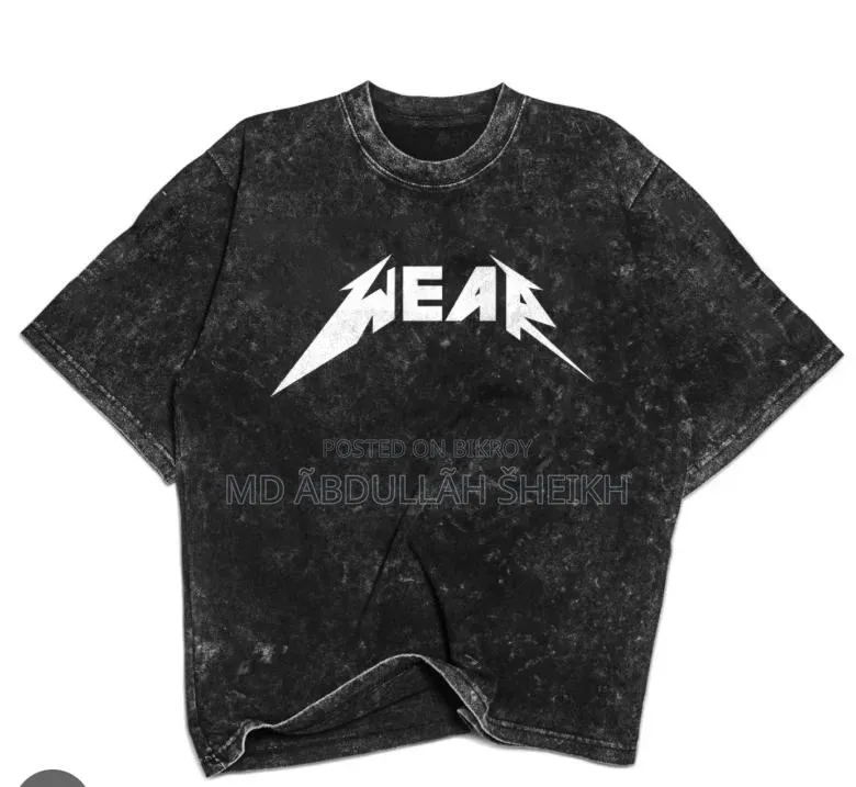 Premium Acid Wash Drop Shoulder T-Shirt