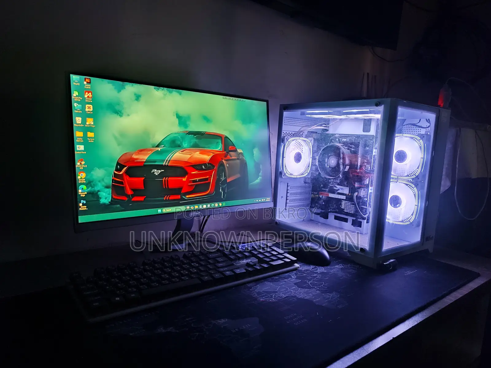Desktop Computer 8GB AMD Ryzen 5 HDD+SSD 750GB