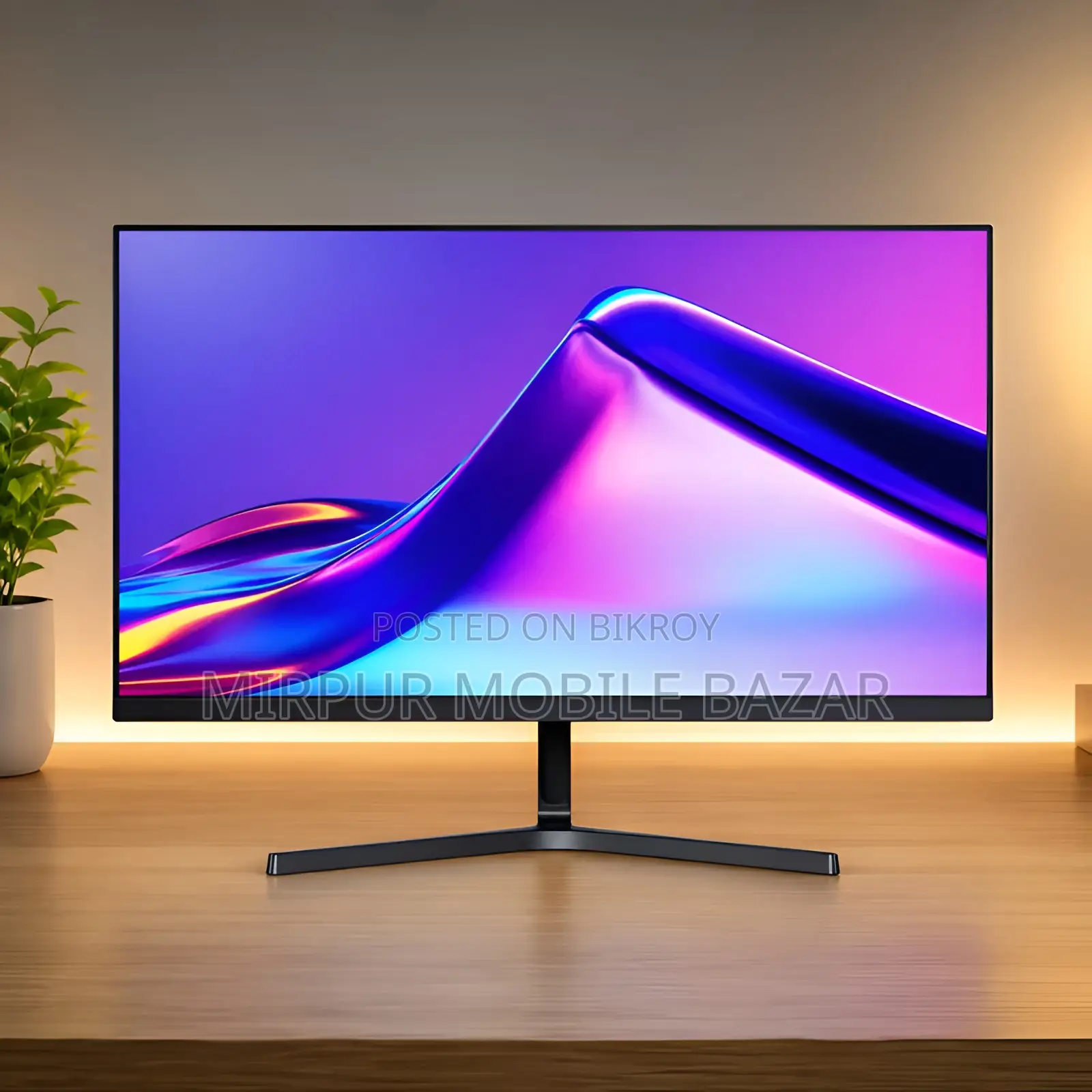 New Monitor 22 Inch LED Borderless Atlast