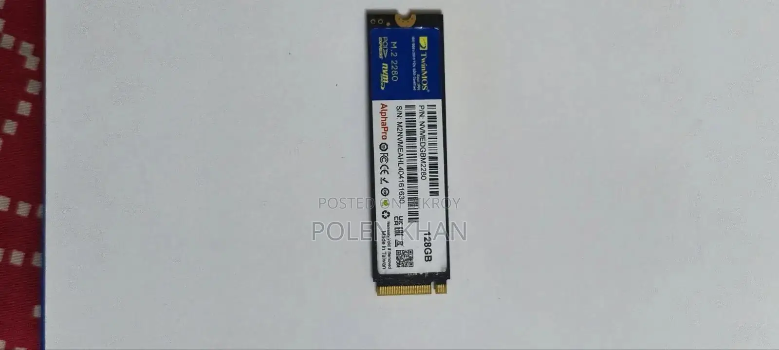 TwinMOS Alpha Pro NVMe M.2 SSD (2280) - Used Like New