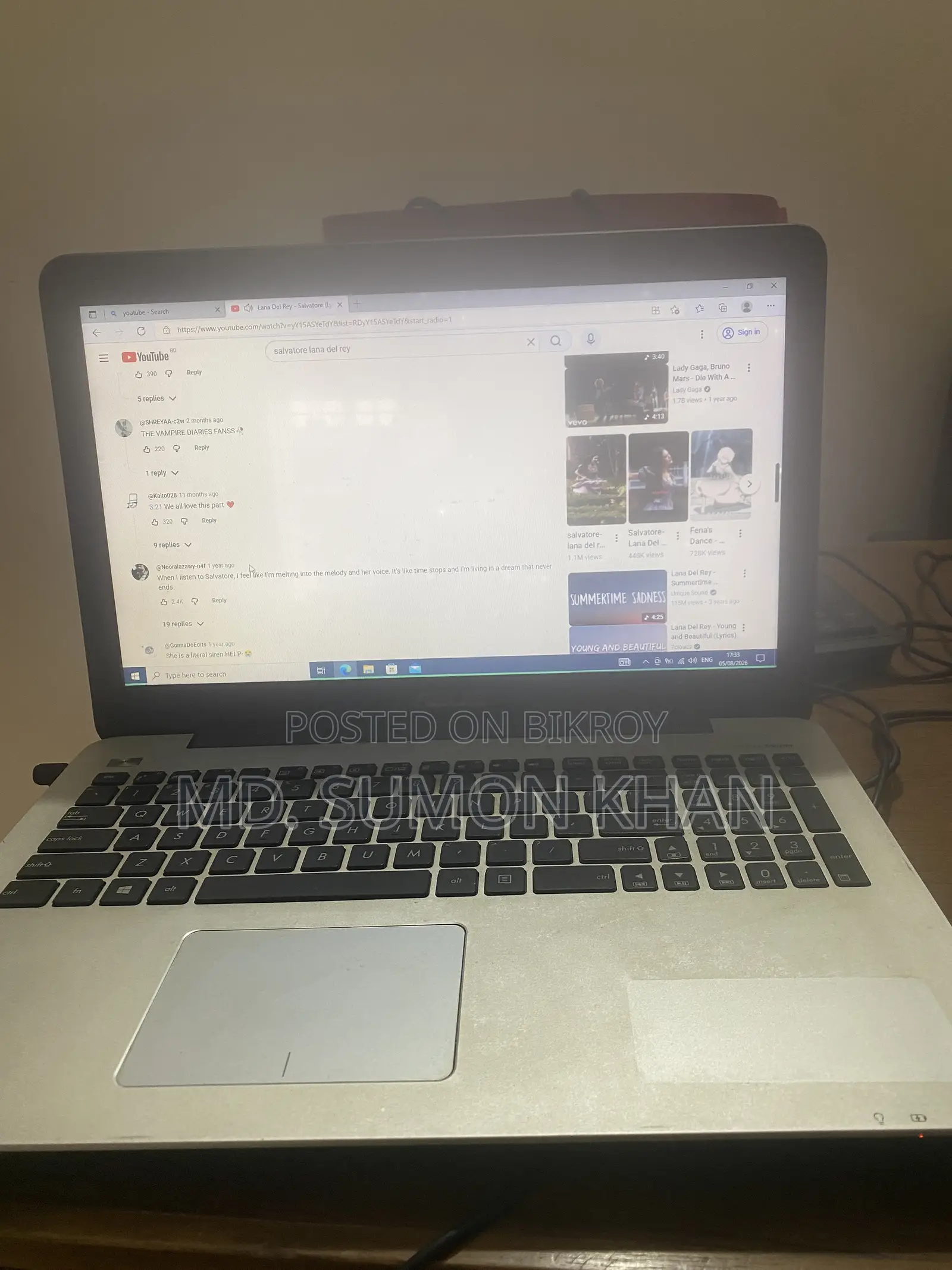 Laptop Asus K555LD 4GB Intel Core i5 SSD 1T