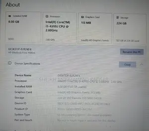 Laptop HP EliteBook Folio 9480M 8GB Intel Core i5 SSD 256GB