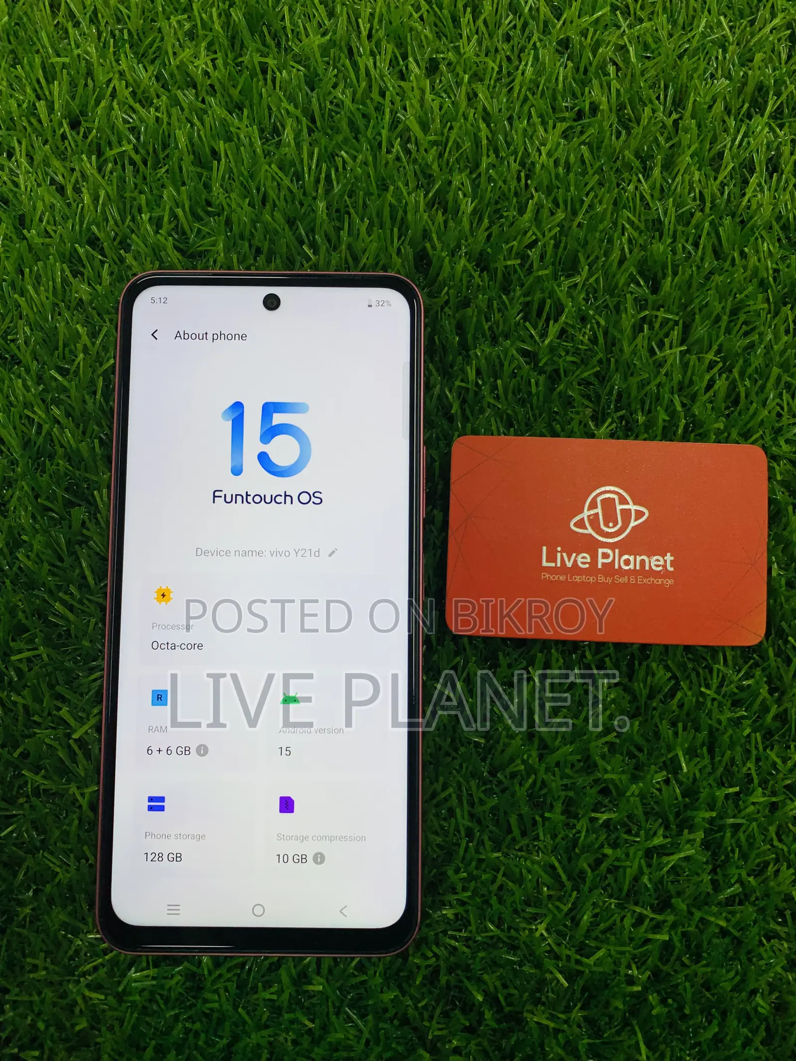 Vivo Y21d 128 GB Red