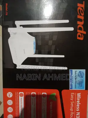 টেন্ডা এফ৬ এন৩০০ ওয়্যারলেস রাউটার