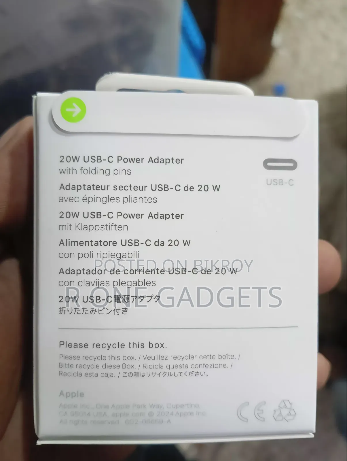 Apple 20w Adaptor 100% Original