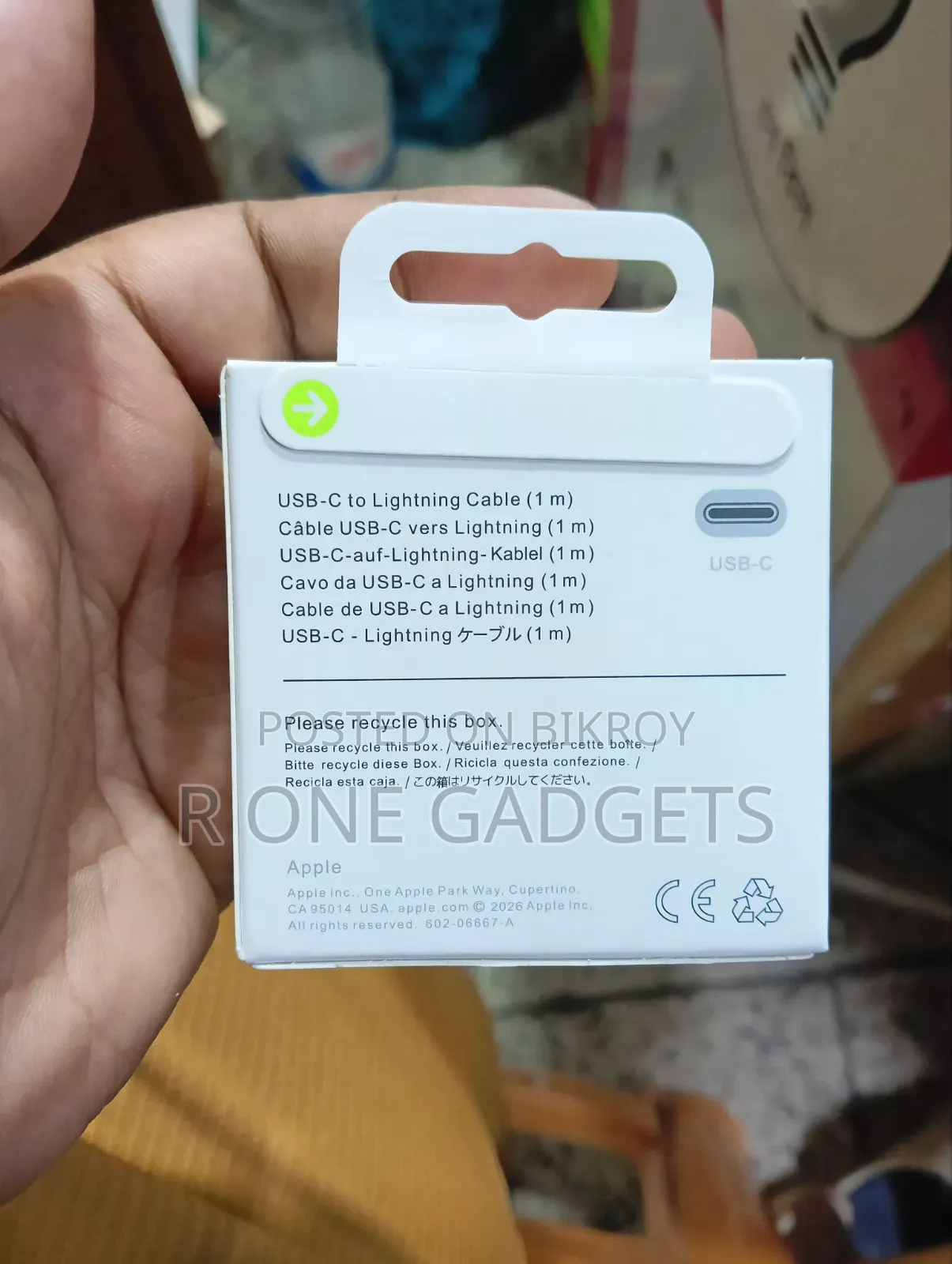 Apple 20w Cable Genuine Original