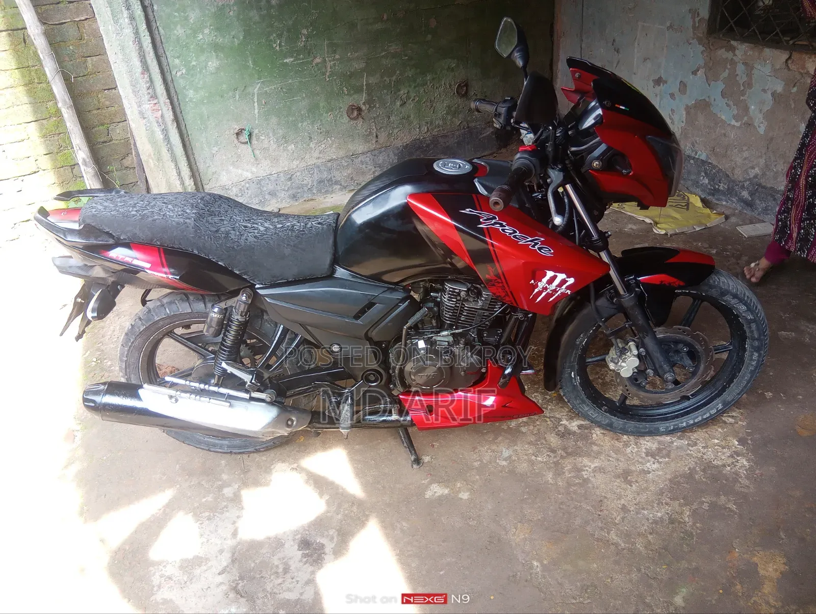 TVS Apache RTR 160 2V 2016 Red