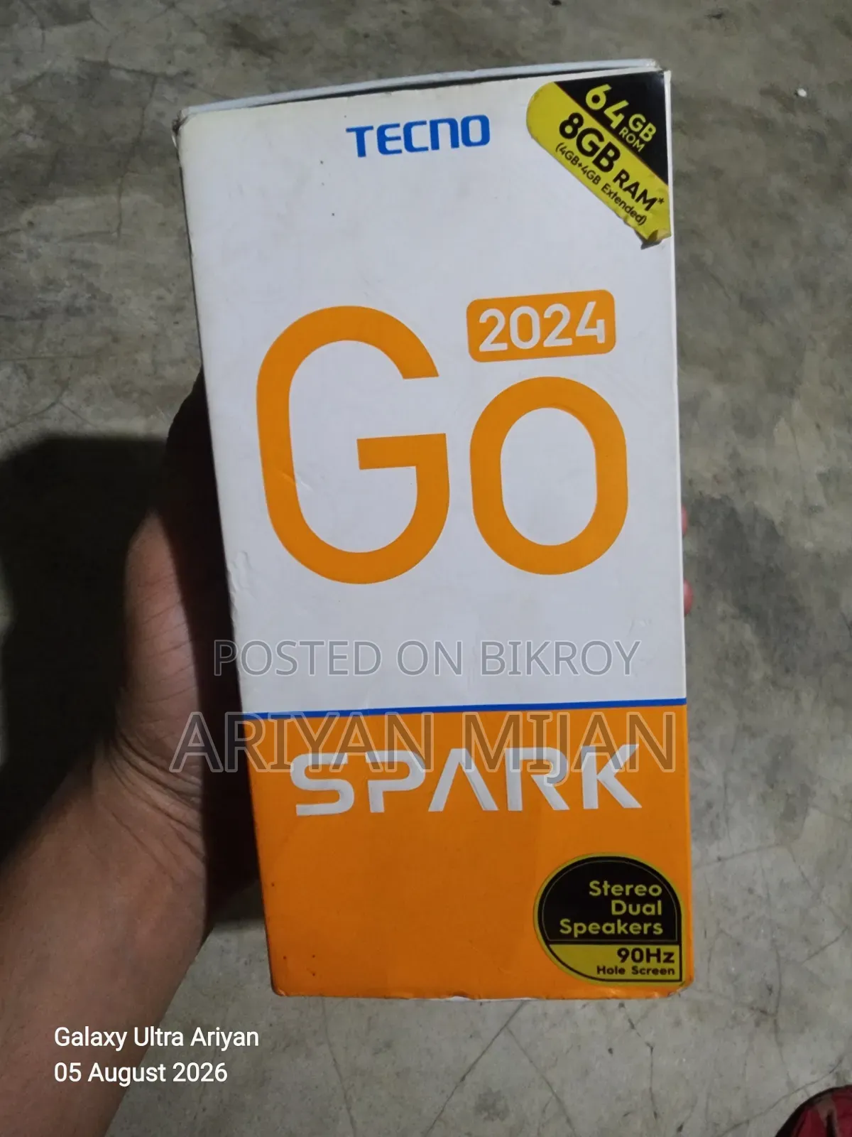 Tecno Spark Go 64 GB White