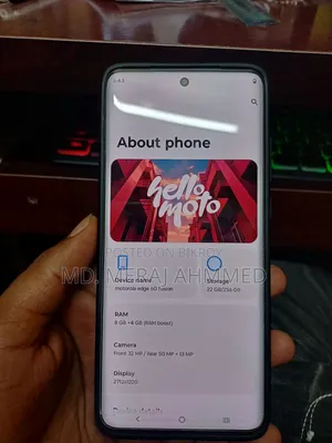 নতুন মোটোলোরা এজ ৬০ ফিউশন ২৫৬ জিবি গ্রে