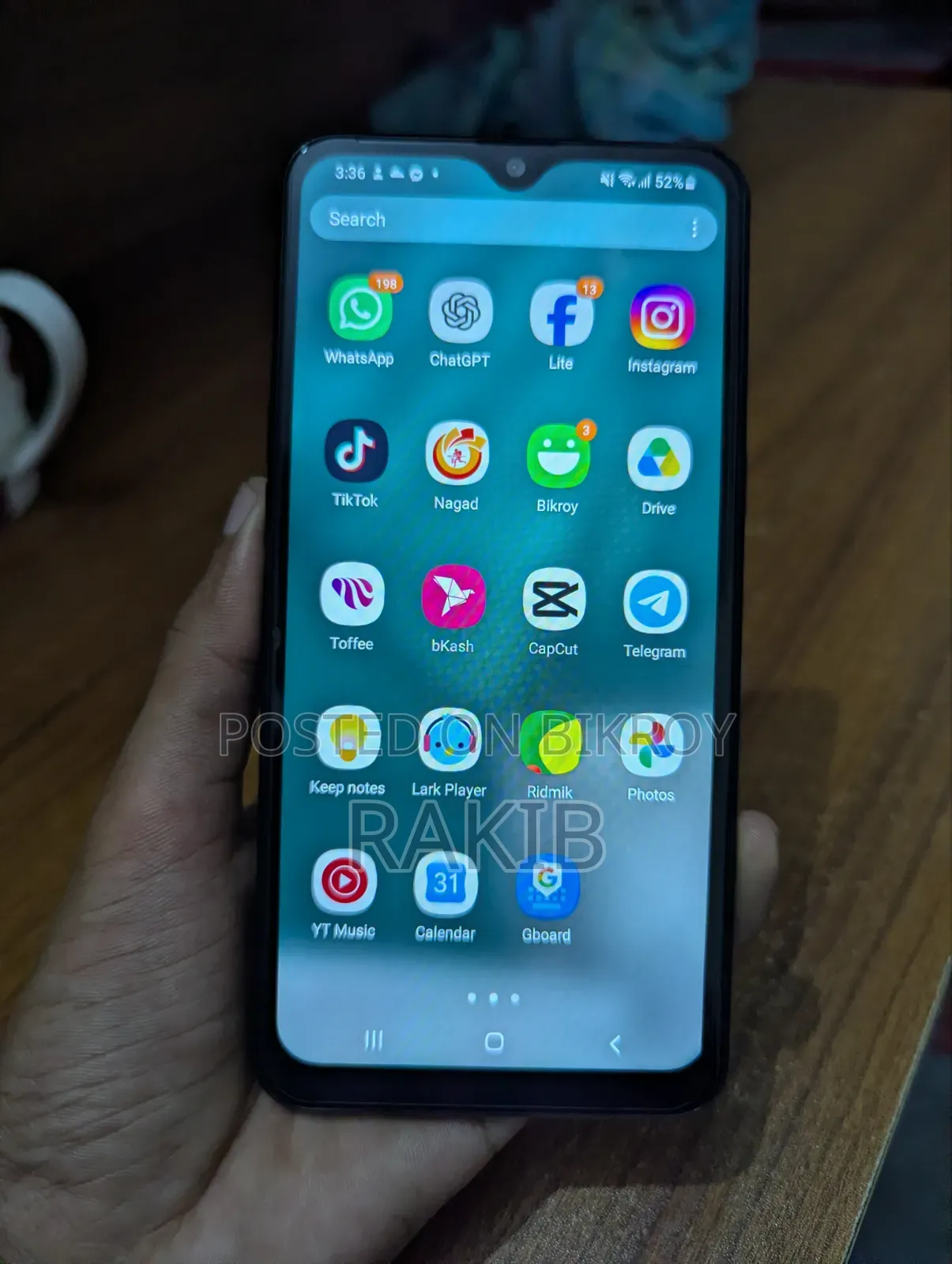 নতুন স্যামসাং গ্যালাক্সি এ১০এস ৩২ জিবি কালো