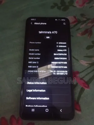 Samsung Galaxy A70 128 GB Black