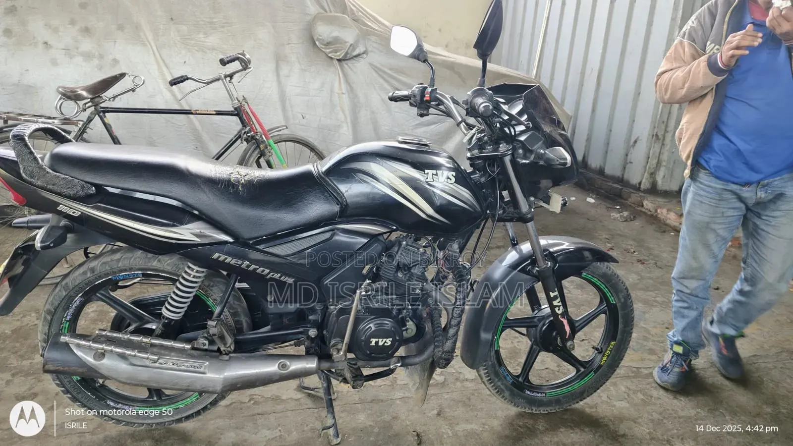 TVS Metro Plus 2017 Black