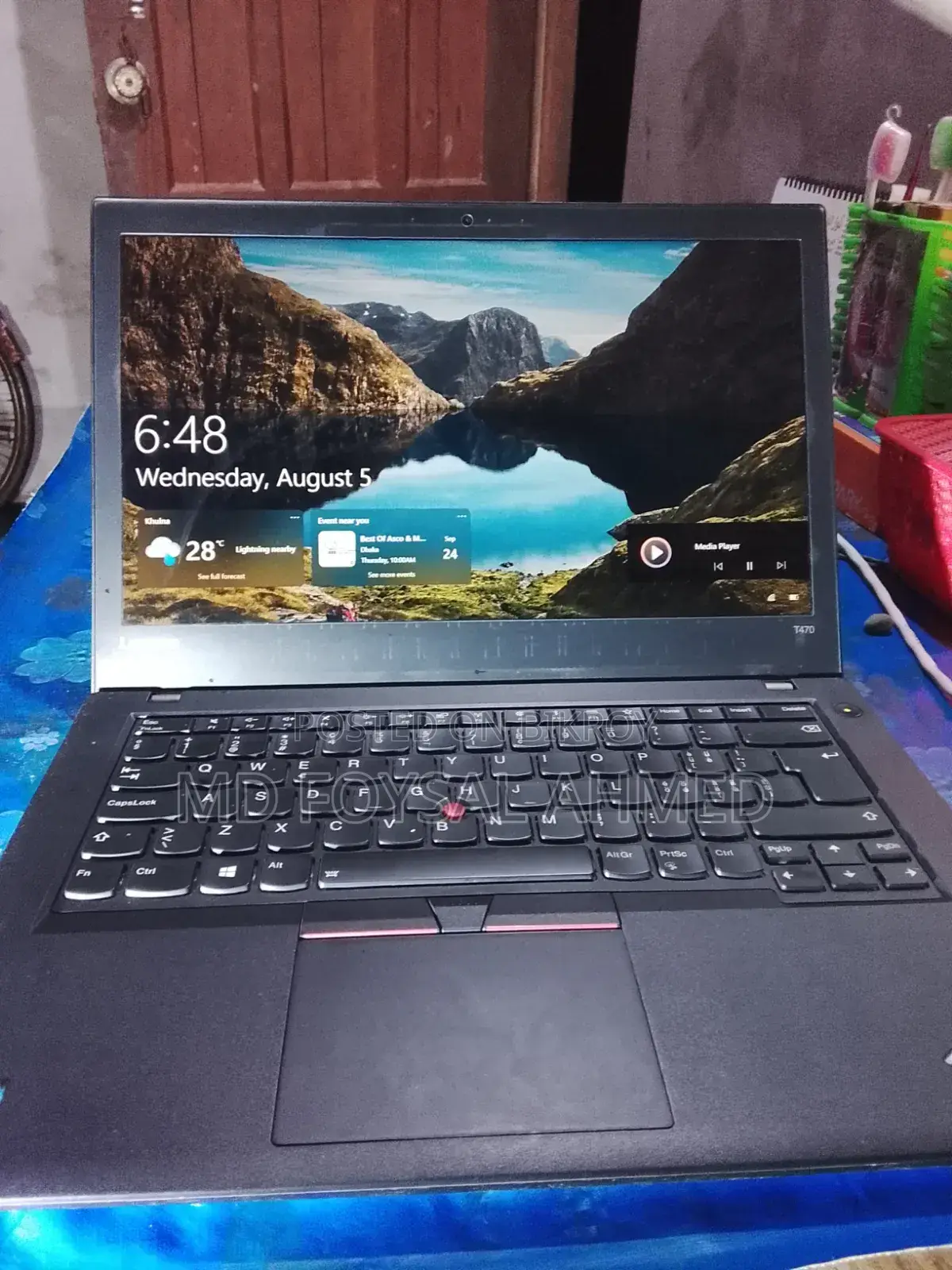 Laptop Lenovo ThinkPad T470 8GB Intel Core I5 SSD 256GB
