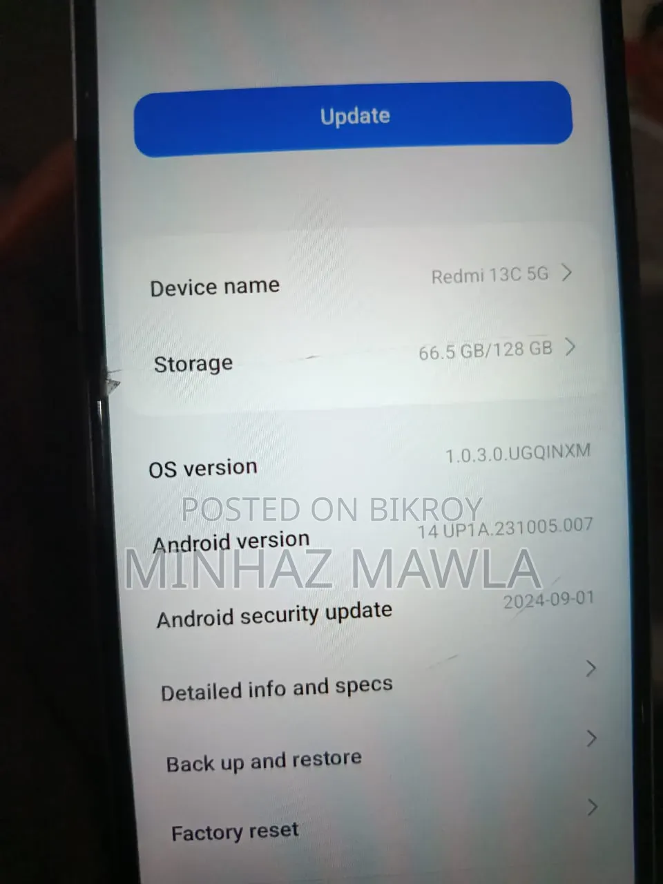 Xiaomi Redmi 13C 5G 128 GB Silver