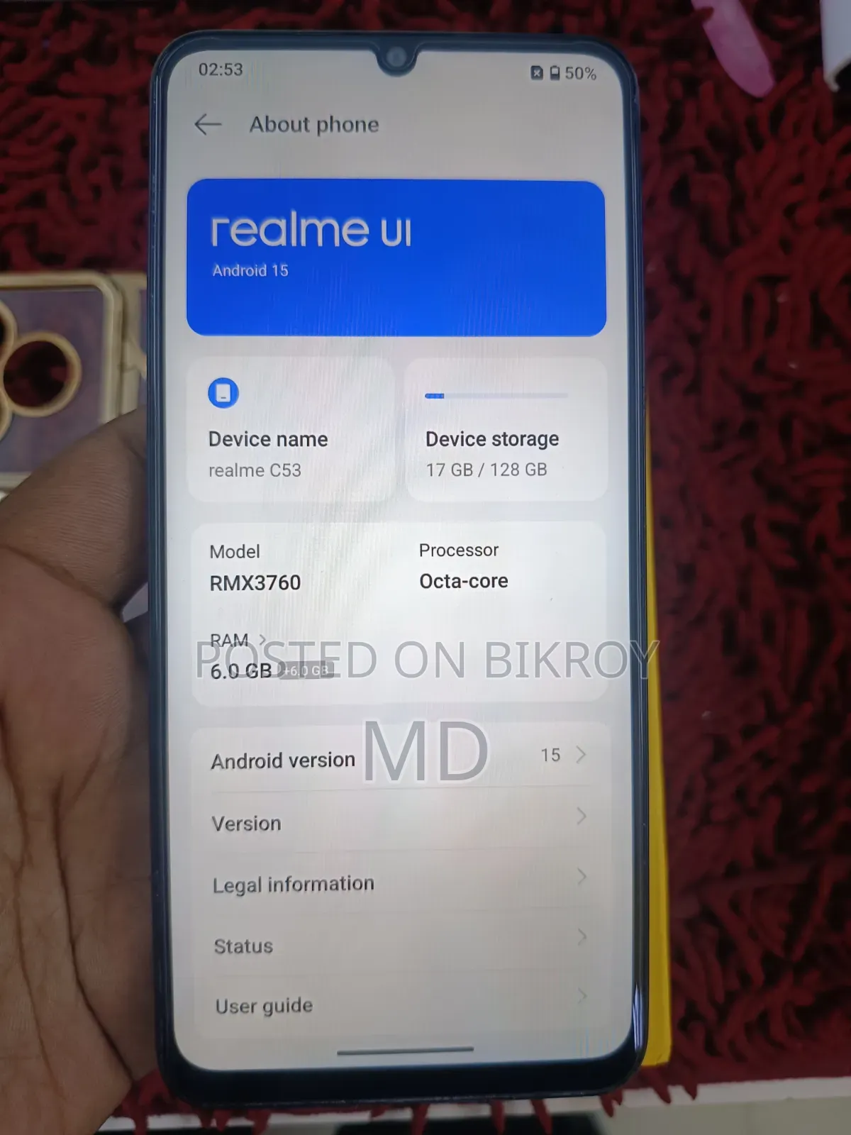 Realme C53 128 GB Black