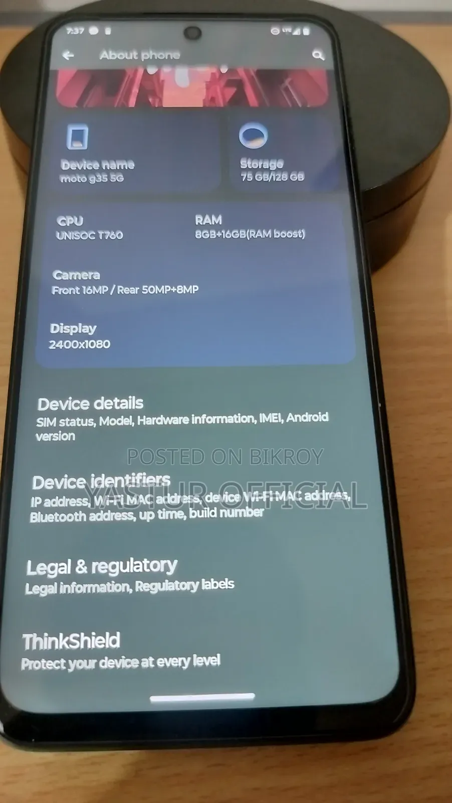Motorola Moto G35 128 GB Green