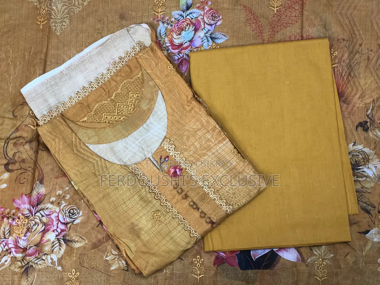 প্রিমিয়াম পিওর কটন থ্রি পিস