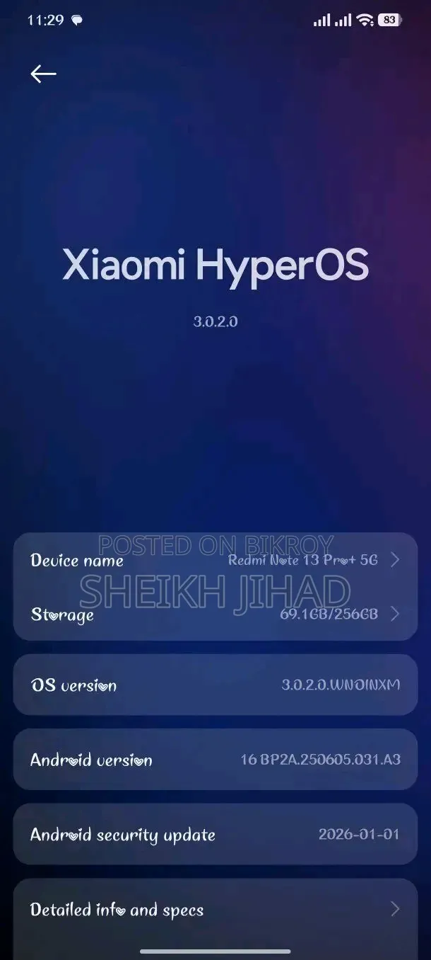 Xiaomi Redmi Note 13 Pro+ 256 GB White
