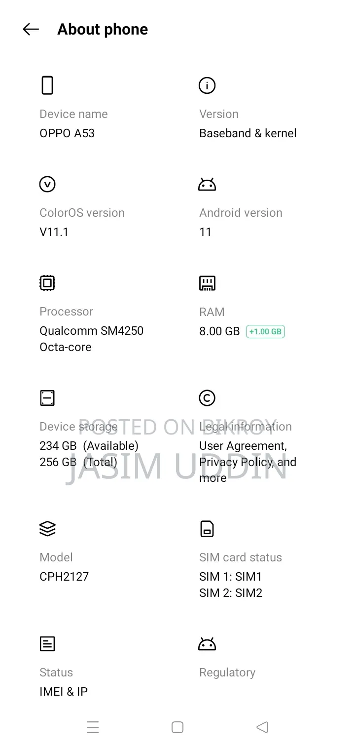 Oppo A53 128 GB Blue