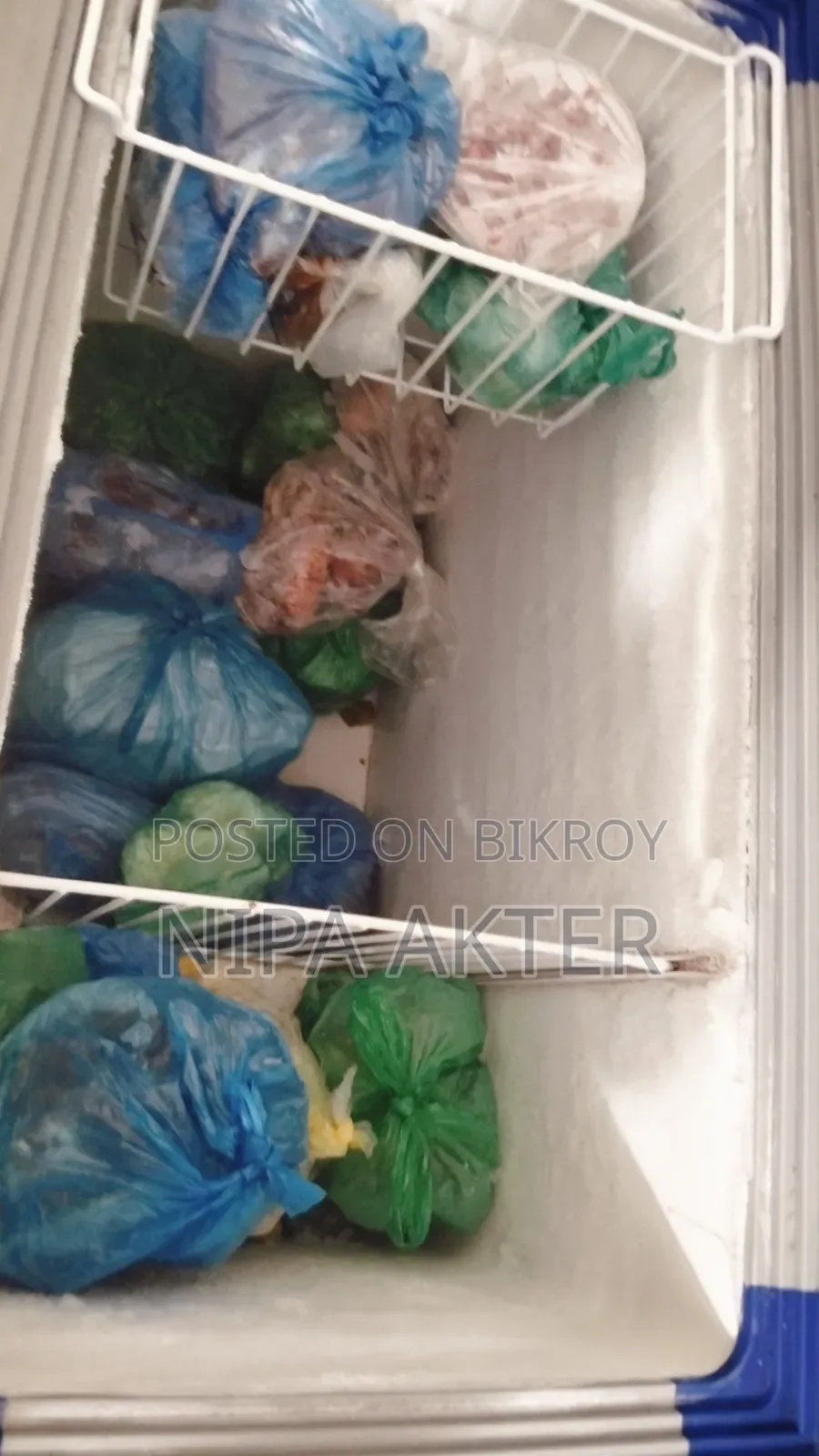 A deep fridge will be sold urgently.