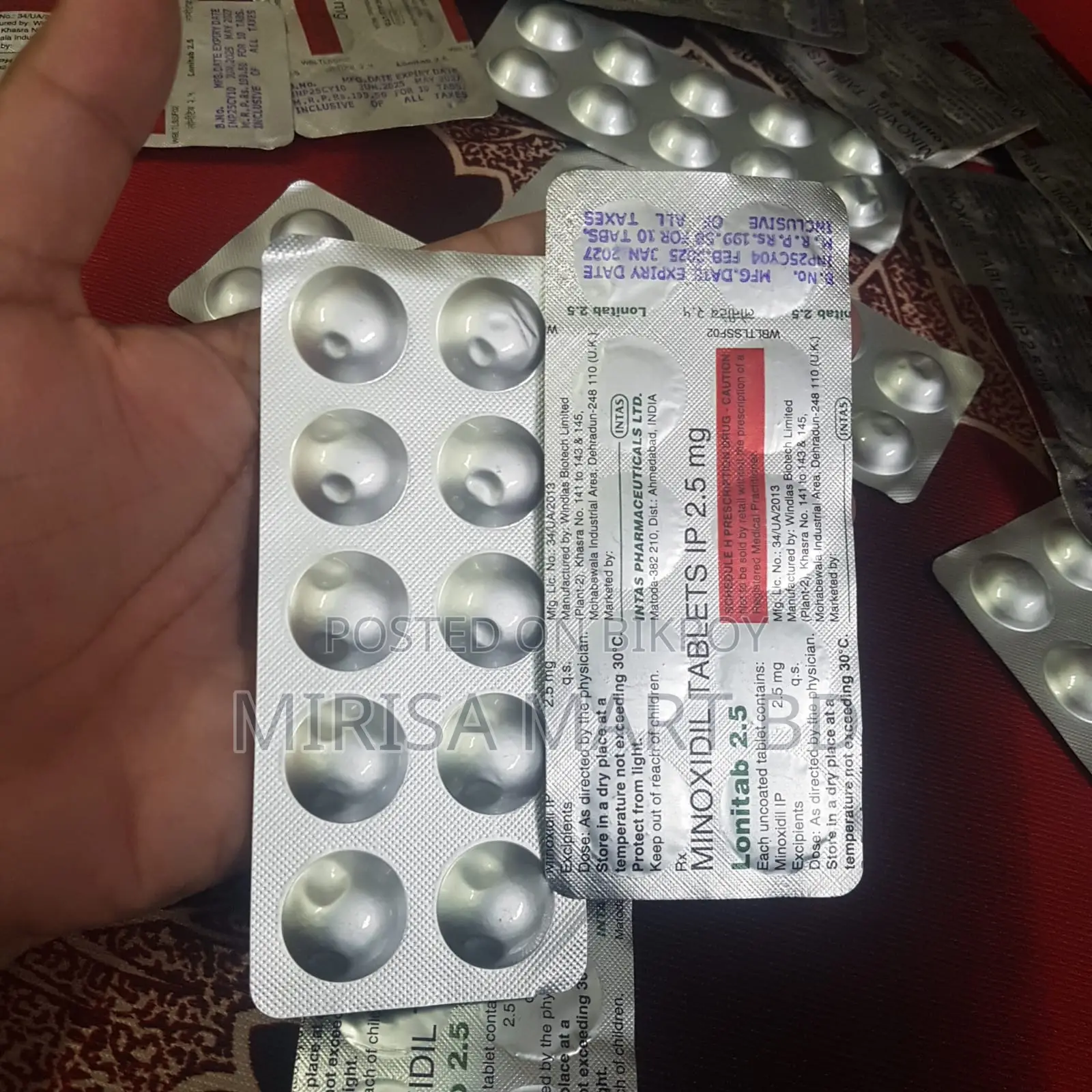 Oral Minoxidil Lonitab 2.5Mg Tablet
