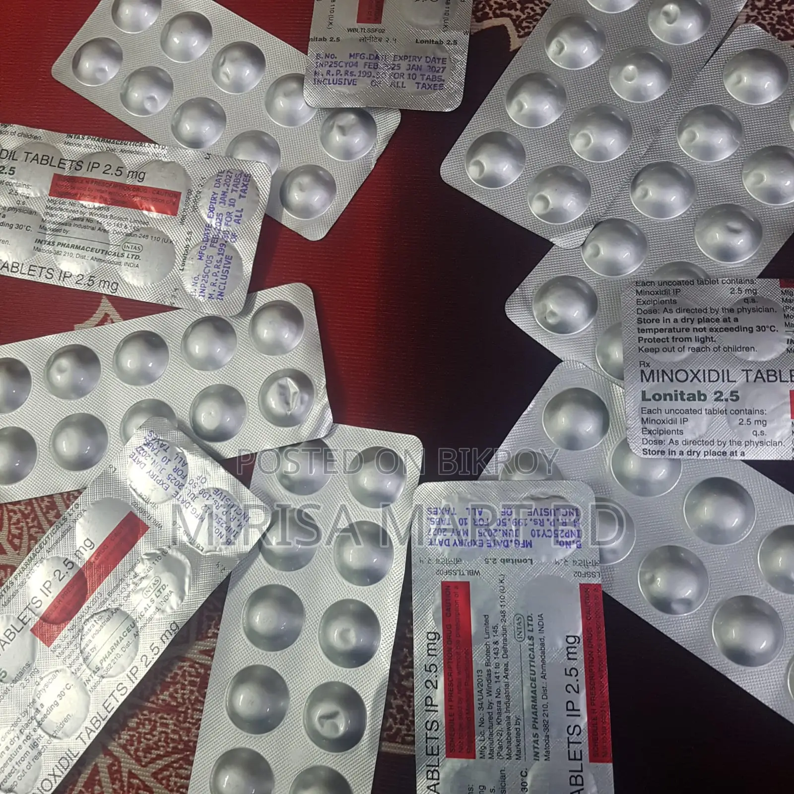 Oral Minoxidil Lonitab 2.5Mg Tablet