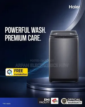 এয়ার ড্রায়ার সুবিধাসহ Haier ৮ কেজি টপ লোড অটোমেটিক ওয়াশিং মেশিন