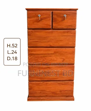 Premium Wooden Drawer Chest | 6 Drawer Storage Cabinet | FurniNest