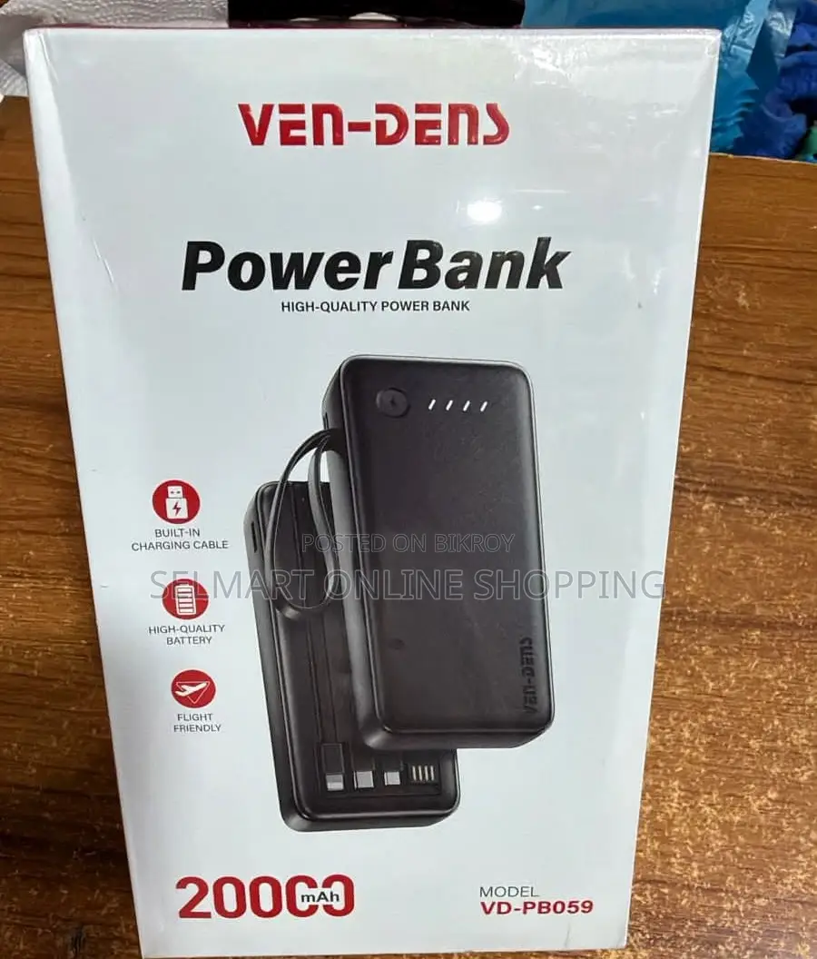 VEN-DENS VD-PB070 10000mAh 22.5W Fast Charging 15W Wireless Power Bank