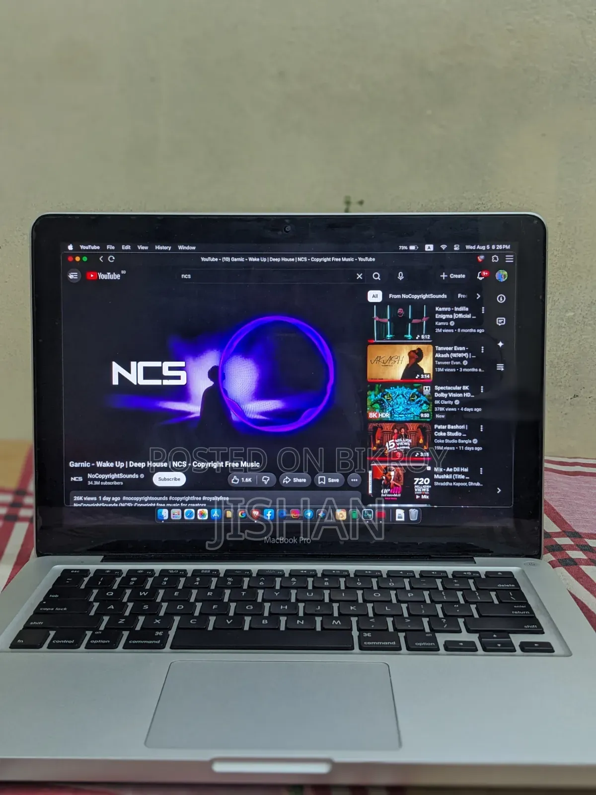 Laptop Apple MacBook 2012 8GB Intel Core I5 SSD 512GB