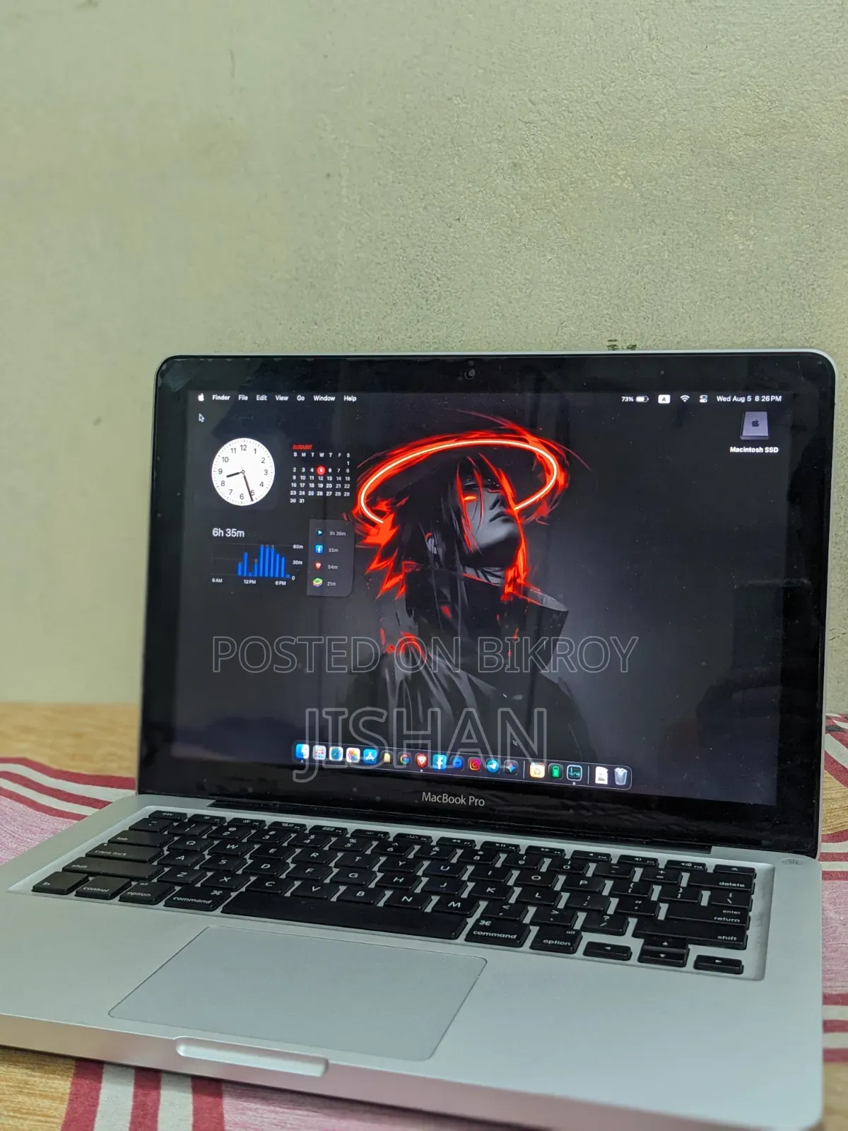 Laptop Apple MacBook 2012 8GB Intel Core I5 SSD 512GB