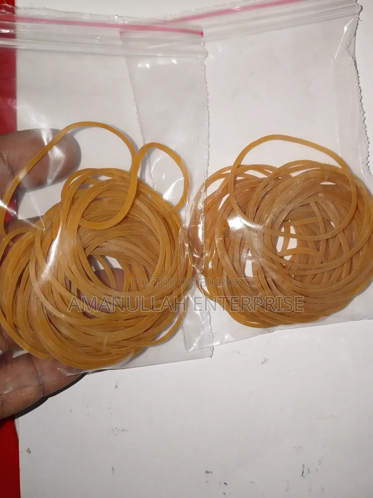 Premium Elastic Rubber Bands Bulk Pack | Amanullah Enterprise (3 Pack)